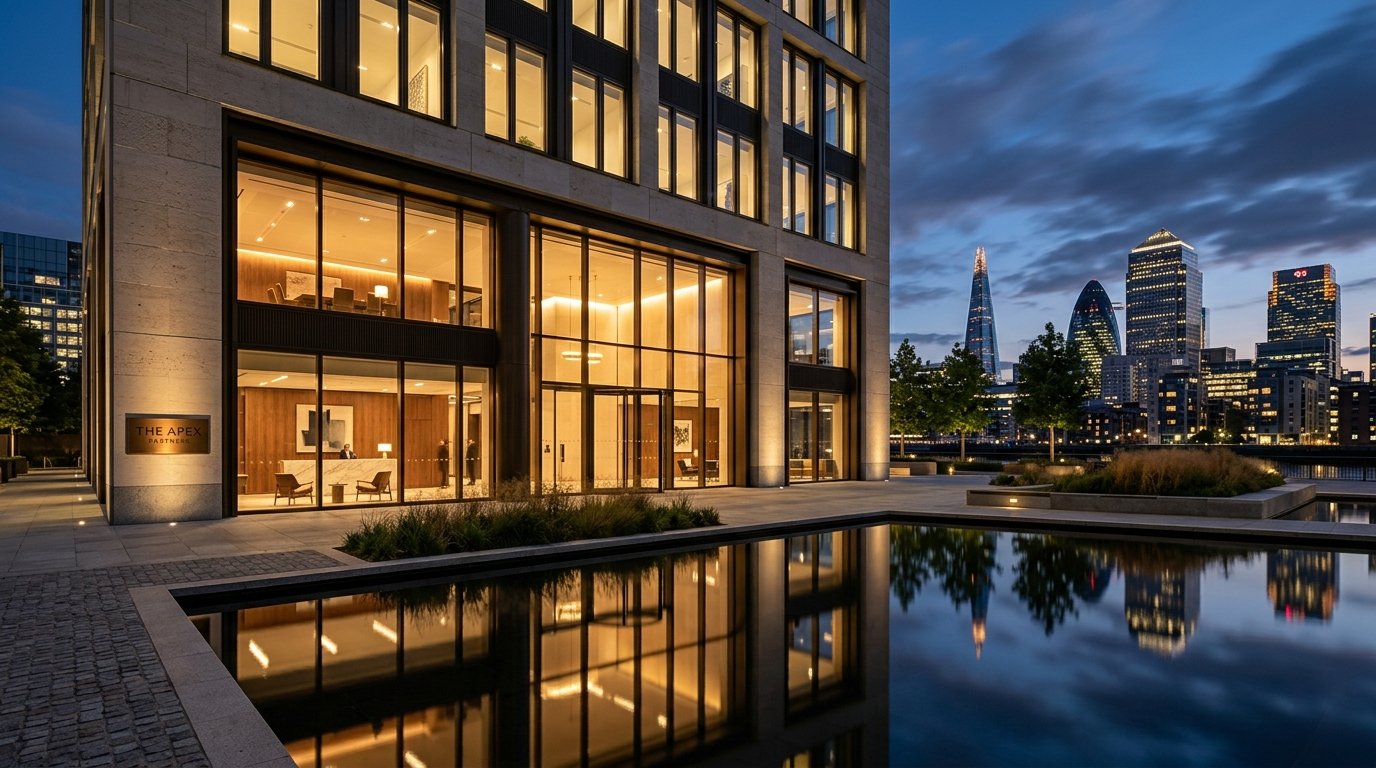 Institutional private office heritage building